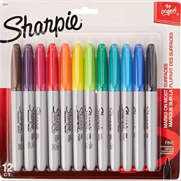 New Sharpie lot set of fine tip markers original mystic gems pack and post-its - Picture 2 of 5